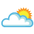 It is forecast to be Partly Cloudy at 10:00 PM CDT on May 23, 2013